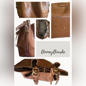 Large Zip Barlow all genuine leather Dooney Bourke Bag
